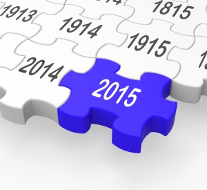 2015 Puzzle Piece Shows New Year's Festivities And Celebrations